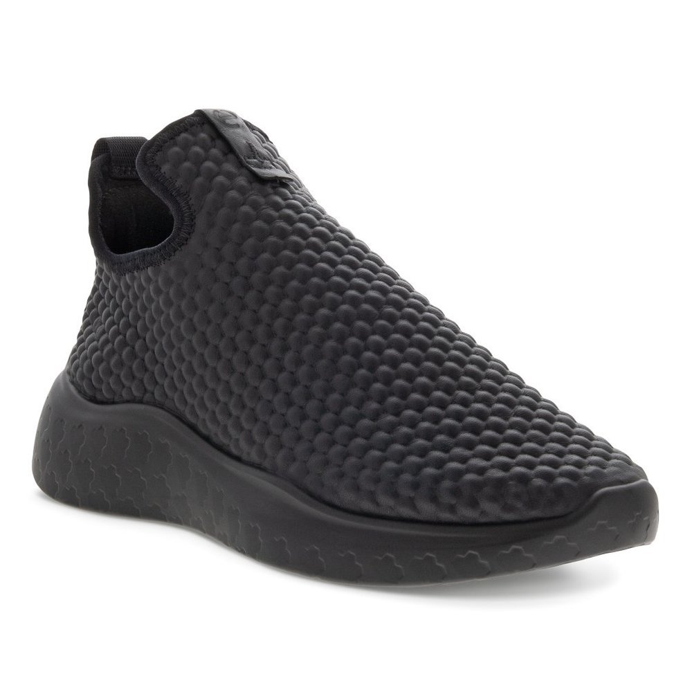 ECCO Women's Therap Futuristic Leather Slip On Stretch Trainers Shoes